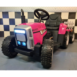 El Traktor til B�rn 12V � Pink