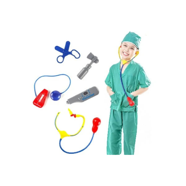 Operationsudkl�dning til b�rn med tilbeh�r