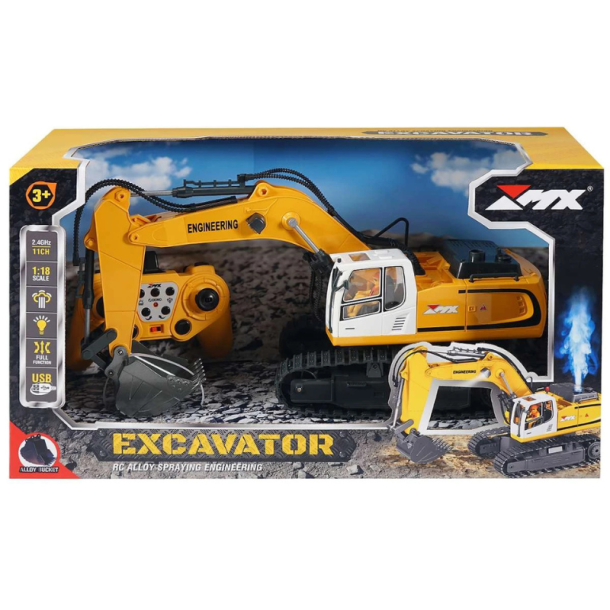 MX R/C CONSTRUCTION EXCAVATOR � R/C 1:18 (3+ �r) 2.4GHz
