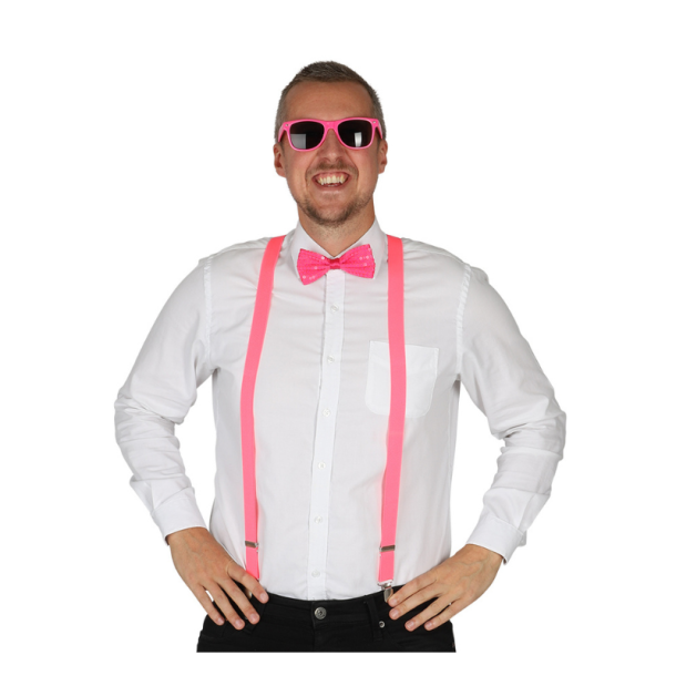 Neon udkl�dningss�t pink