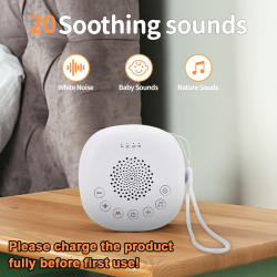 White noise sleep maskin med nattljus