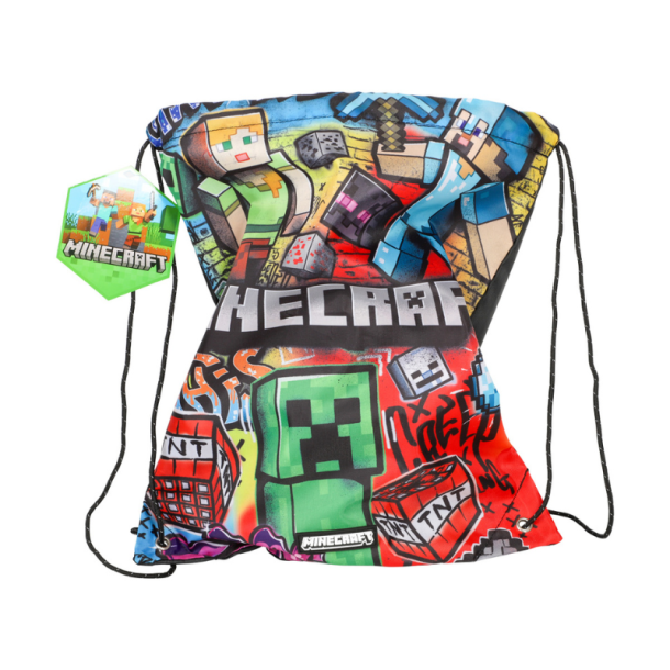 Gym taske Minecraft - tr�ningstaske til b�rn