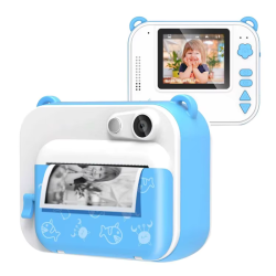 Digital Instant Print Kamera til B�rn - Bl�