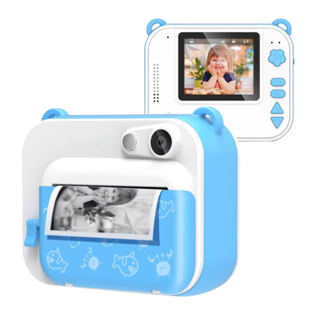 Digital Instant Print Kamera til B�rn - Bl�