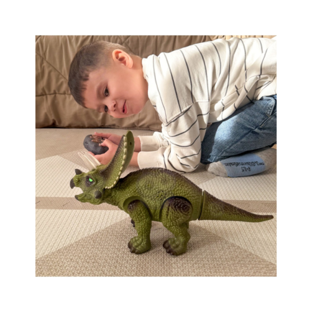 WOOPIE Fjernstyret RC Triceratops Dinosaur Robot