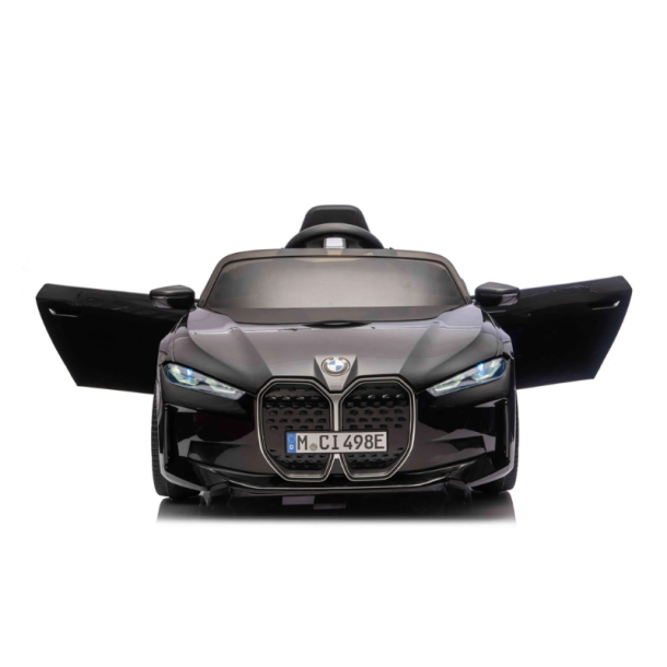BMW i4 Elbil til B�rn 12V Sort med Fjernbetjening