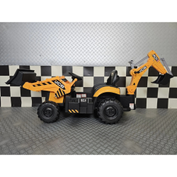 JCB Sitemaster CX3 Traktor til B�rn 12V med Fjernbetjening