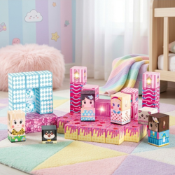 WOOPIE Magnetiske Byggeklodser m/ 59 Dele - Candyland