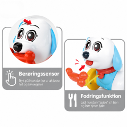 Interaktiv Leget�jshund med Lyd, Bev�gelse og L�ringsfunktioner