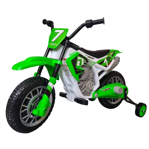 Dirt Bike El Motorcykel til B�rn 12V � Gr�n