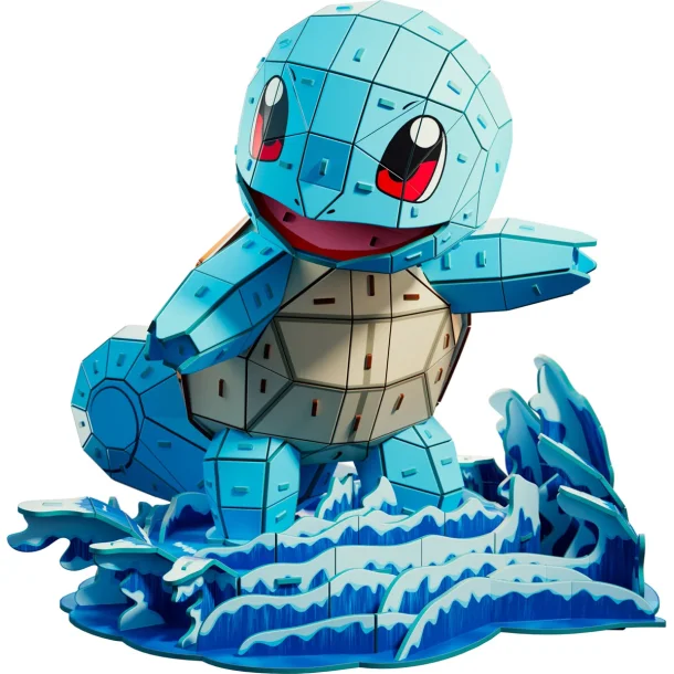 Pok�mon 4D Build Squirtle, 3D Puslespil &amp; Bygges�t - 180 dele