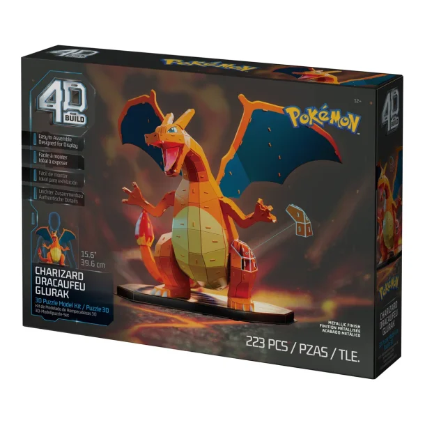 Pok�mon 4D Build Charizard, 3D Puslespil &amp; Bygges�t - 223 dele