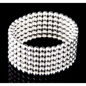 Neocube Magnetkulor 216 st. 5 mm Silver
