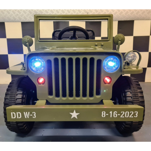 El Jeep Willy 12V til B�rn � Gr�n