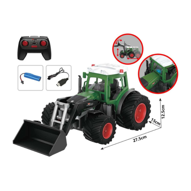 MX R/C Constructions Traktor med frontskovl � R/C (3+ �r) 2.4GHz
