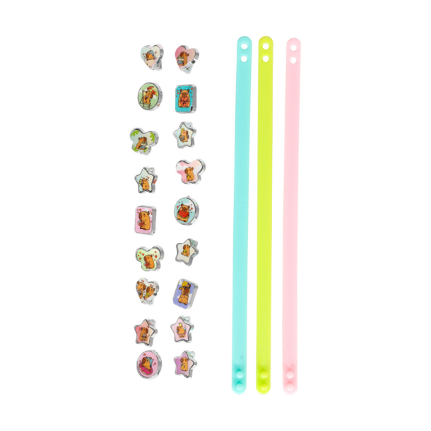 Armb�nd og charms Capybara � DIY smykkes�t