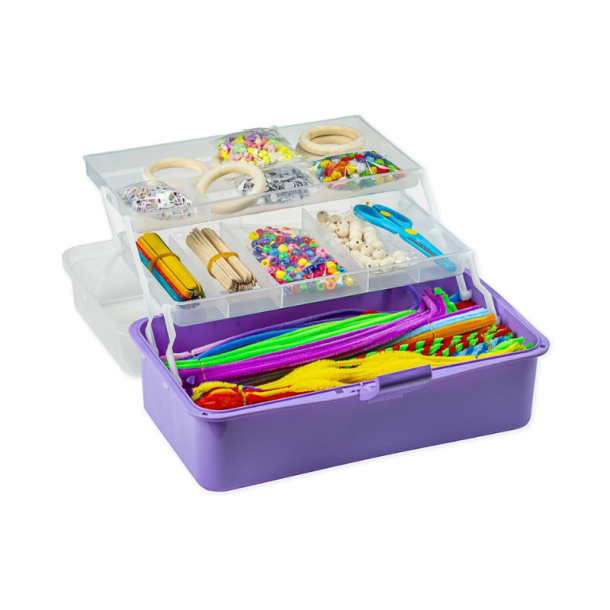Hobby Box Lilla Kreativ Kasse ca 1700 Dele
