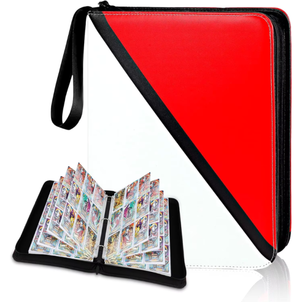 MIO 9-Pocket PU Leather Pok�mon Kortmappe med Lynl�s - Samlemappe til 900 Kort