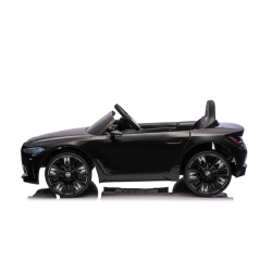 BMW i4 Elbil til B�rn 12V Sort med Fjernbetjening