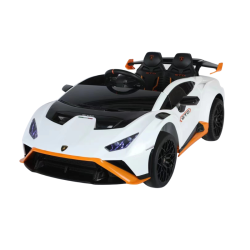 Lamborghini Hurac�n STO til B�rn 12V - Hvid Sporty Model med LED og Musik