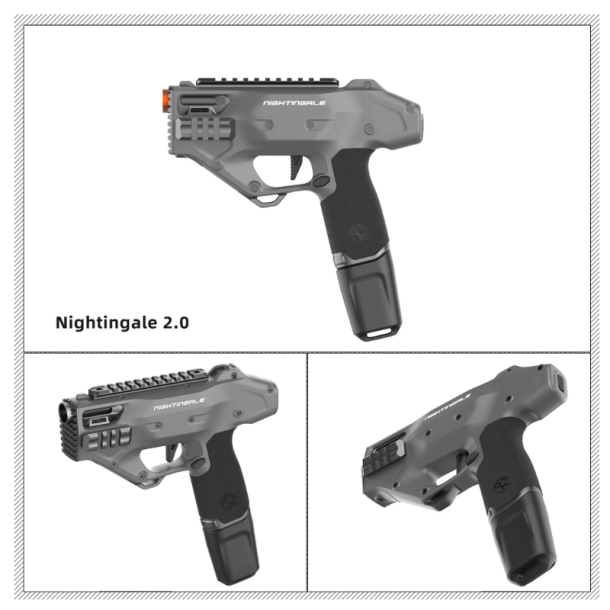 Nightingale fuldautomatisk blaster (sort)