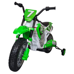 Dirt Bike El Motorcykel til B�rn 12V � Gr�n