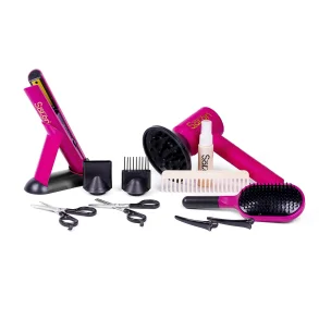 Hair Style Salon Beauty H�rstylings�t - Glattejern, F�nt�rrer & Tilbeh�r, 14 dele