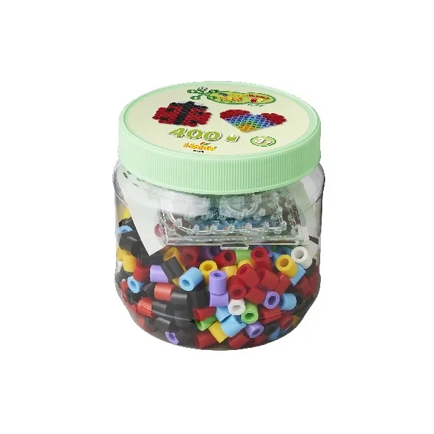 Hama Maxi Perler 400 stk. + 2 Perleplader - Gr�n D�se