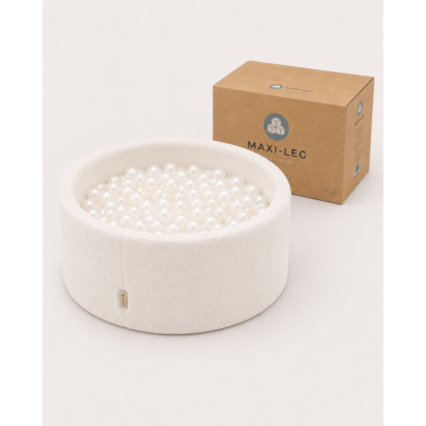 Boldbassin Teddy �90x30 - Creme m/ 150 bolde