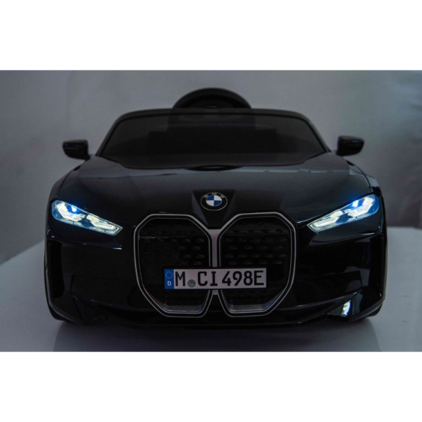 BMW i4 Elbil til B�rn 12V Sort med Fjernbetjening