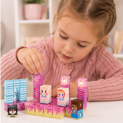 WOOPIE Magnetiske Byggeklodser m/ 59 Dele - Candyland