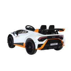 Lamborghini Hurac�n STO til B�rn 12V - Hvid Sporty Model med LED og Musik