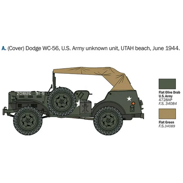 Italeri 1:35 Dodge WC-56/57 Command Car
