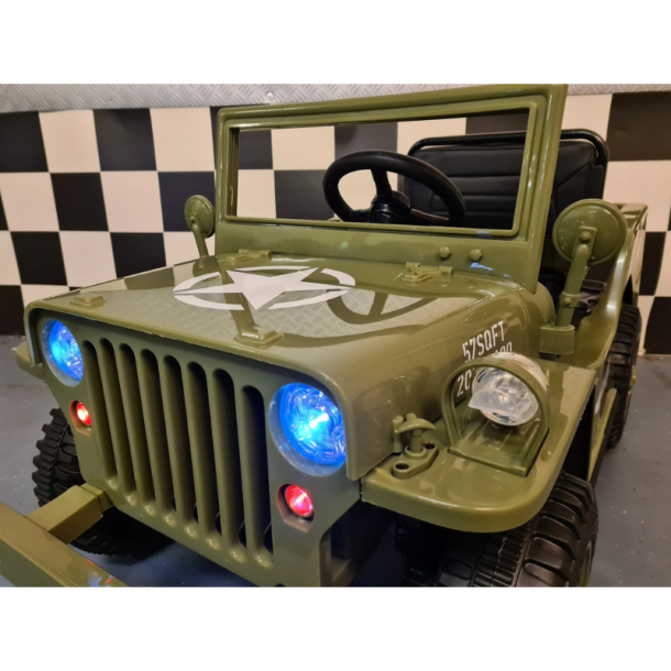 El Jeep Willy 12V til B�rn � Gr�n