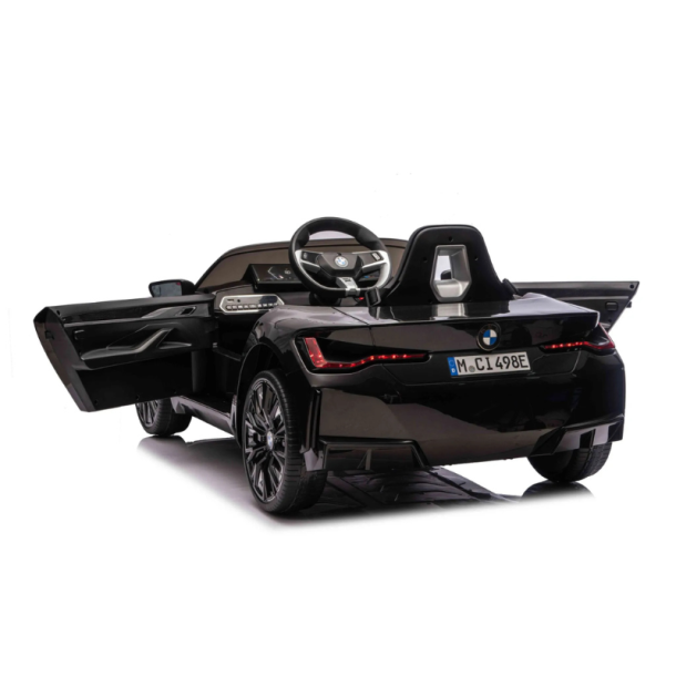 BMW i4 Elbil til B�rn 12V Sort med Fjernbetjening