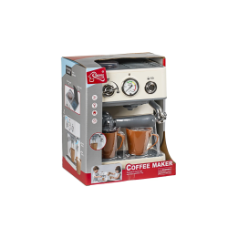 Leget�js Kaffemaskine til B�rn med Damp, Vand og Lyd - Inkl. Tilbeh�r