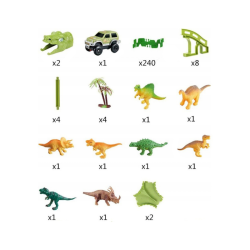WOOPIE XXL Dinosaur Racerbane 240 Dele