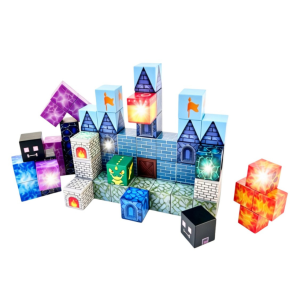 WOOPIE Magnetiske Byggeklodser m/ 64 Dele - Slot