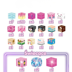 WOOPIE Magnetiske Byggeklodser m/ 59 Dele - Candyland