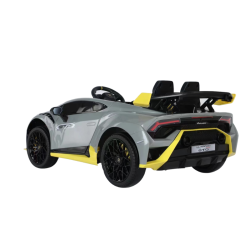 Lamborghini Hurac�n STO til B�rn 12V - Gr� Sporty Model med LED og Musik