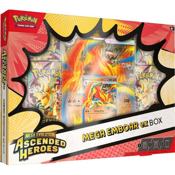 Pokemon Mega Emboar ex box Ascended Heroes