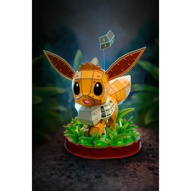 Pok�mon 4D Build Eevee, 3D Puslespil &amp; Bygges�t - 238 dele