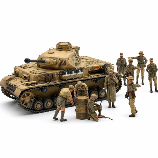 Italeri Pz.Kpfw. IV F1/F2/G med Afrika Korps - 1:35