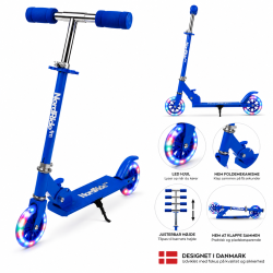 Nordride Sparkcykel med LED - Bl�
