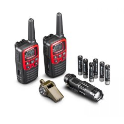 N�dutrustning - 2 XT30 walkie-talkies.