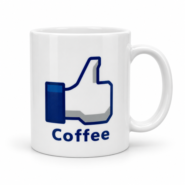Coffee Krus med Like Motiv