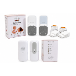 MAXI-Leg Babyalarm Pro � 300 m r�kkevidde, to-vejstale &amp; nattelys