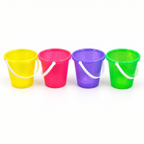 Glitterspand �17 x H16 cm � 4 assorterede farver