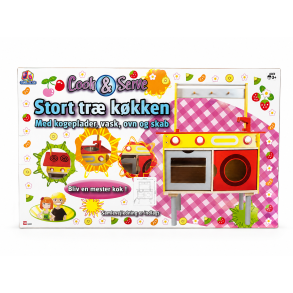 VN Toys Stort Legek�kken i Tr� - Rolleleg for b�rn