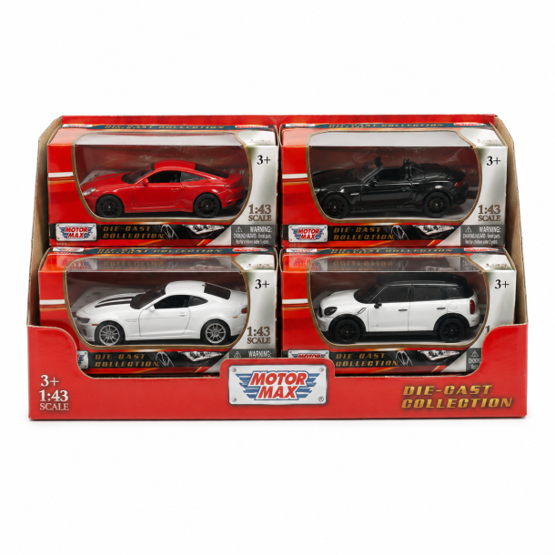 Die-cast biler 1:43 � assorterede modeller